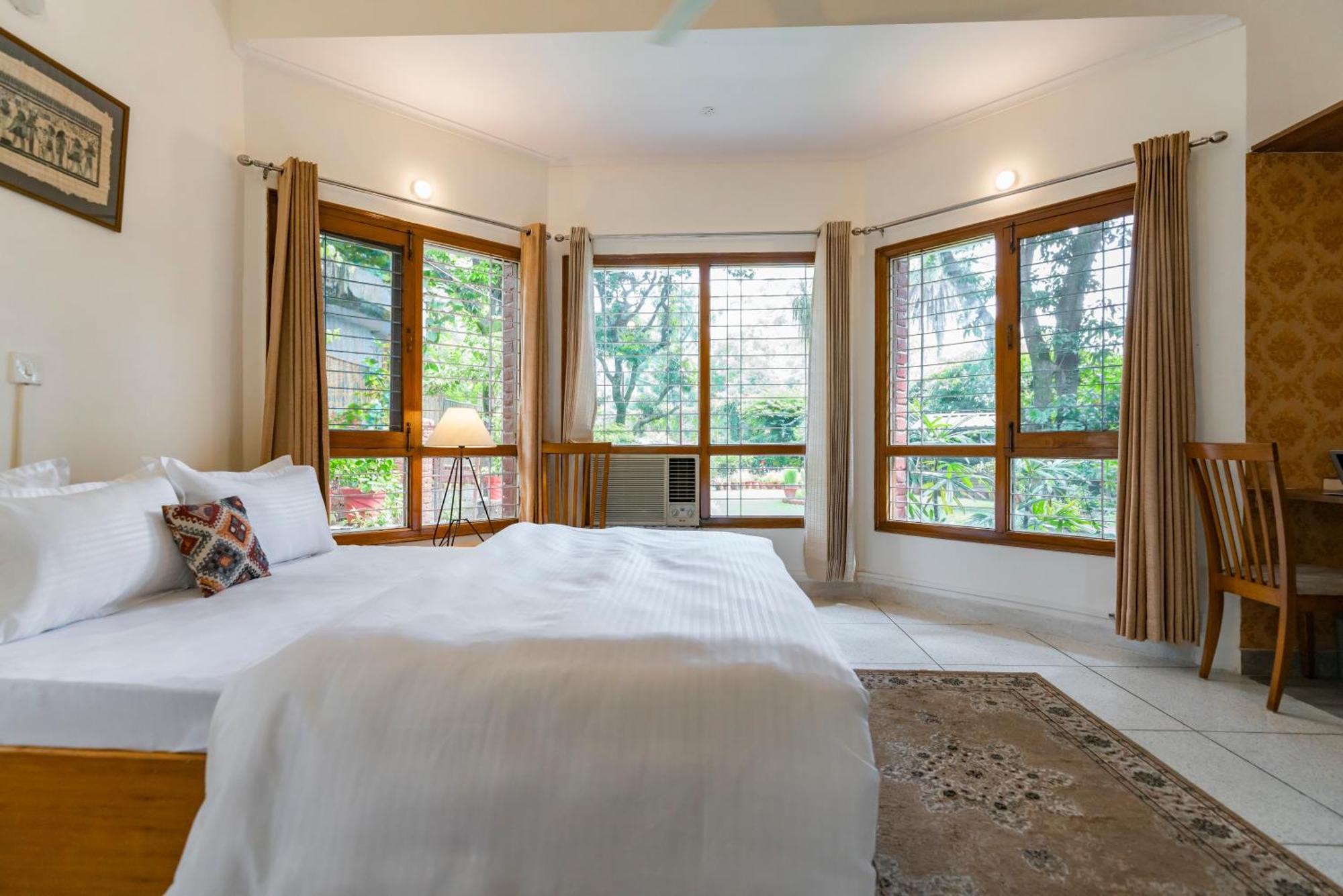 Saffronstays Doon Garden Villa - Near Doon School And Mall Road Dehradun Bagian luar foto